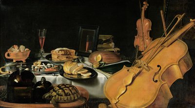Still Life with Musical Instruments, 1623 by Pieter Claesz